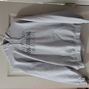 Dog Cuddling Sweatshirt